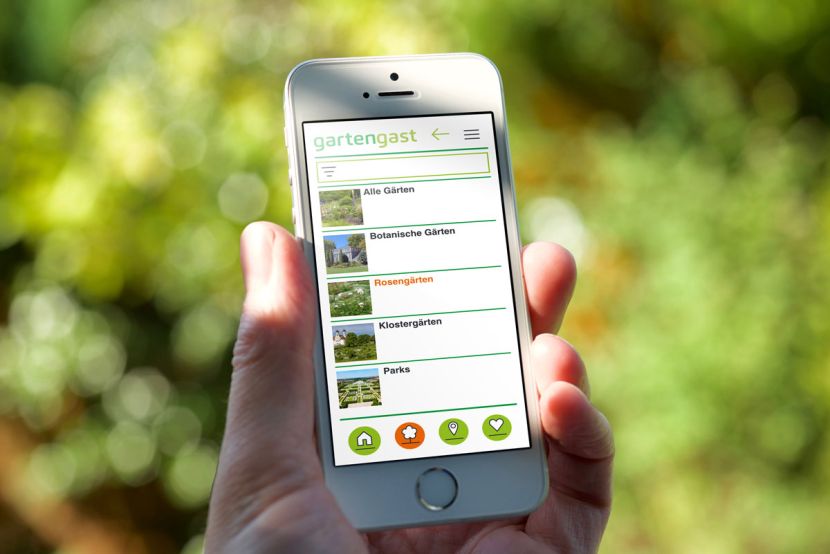 gartengast App - den digitalen Gartenführer mobil nutzen